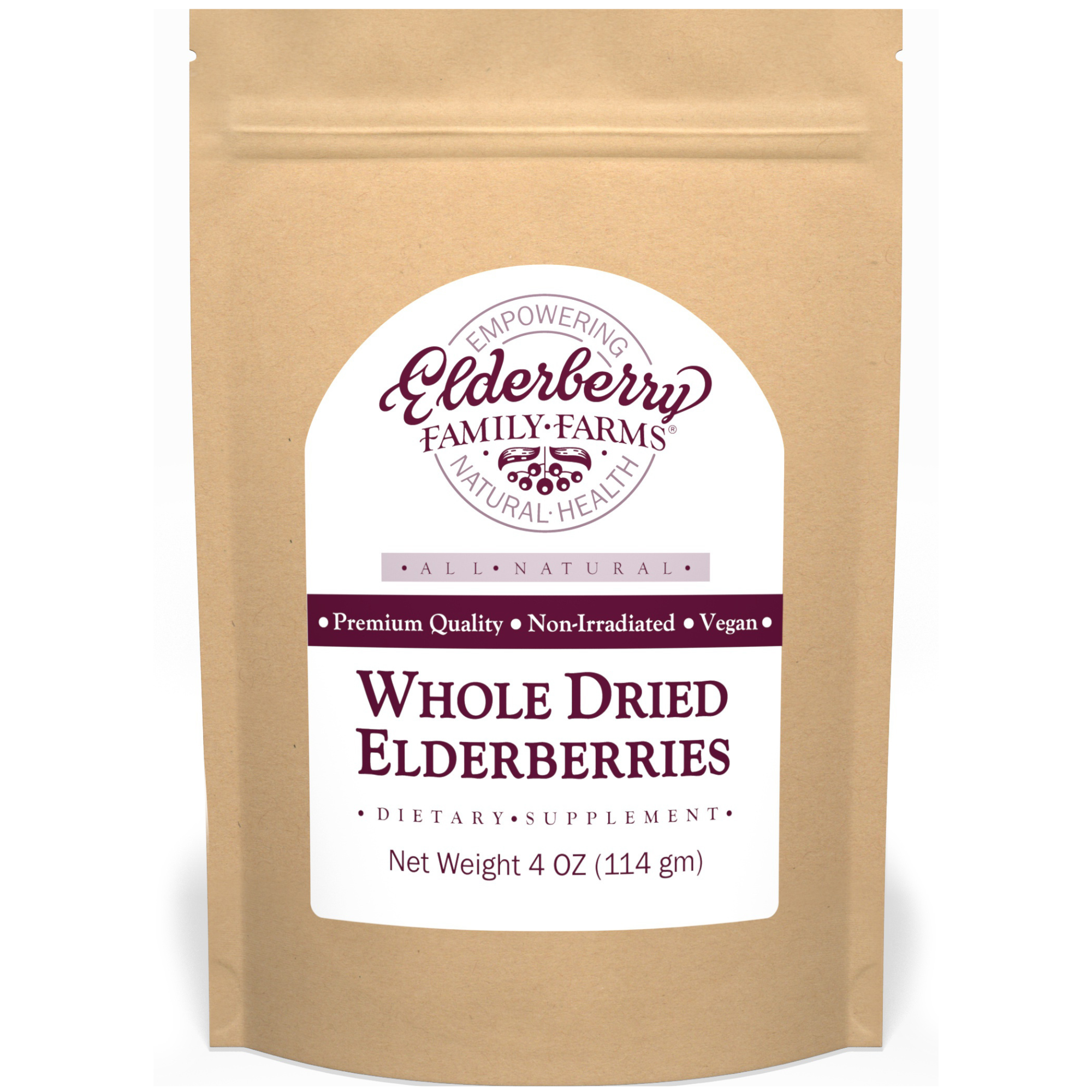 Whole Dried Elderberries