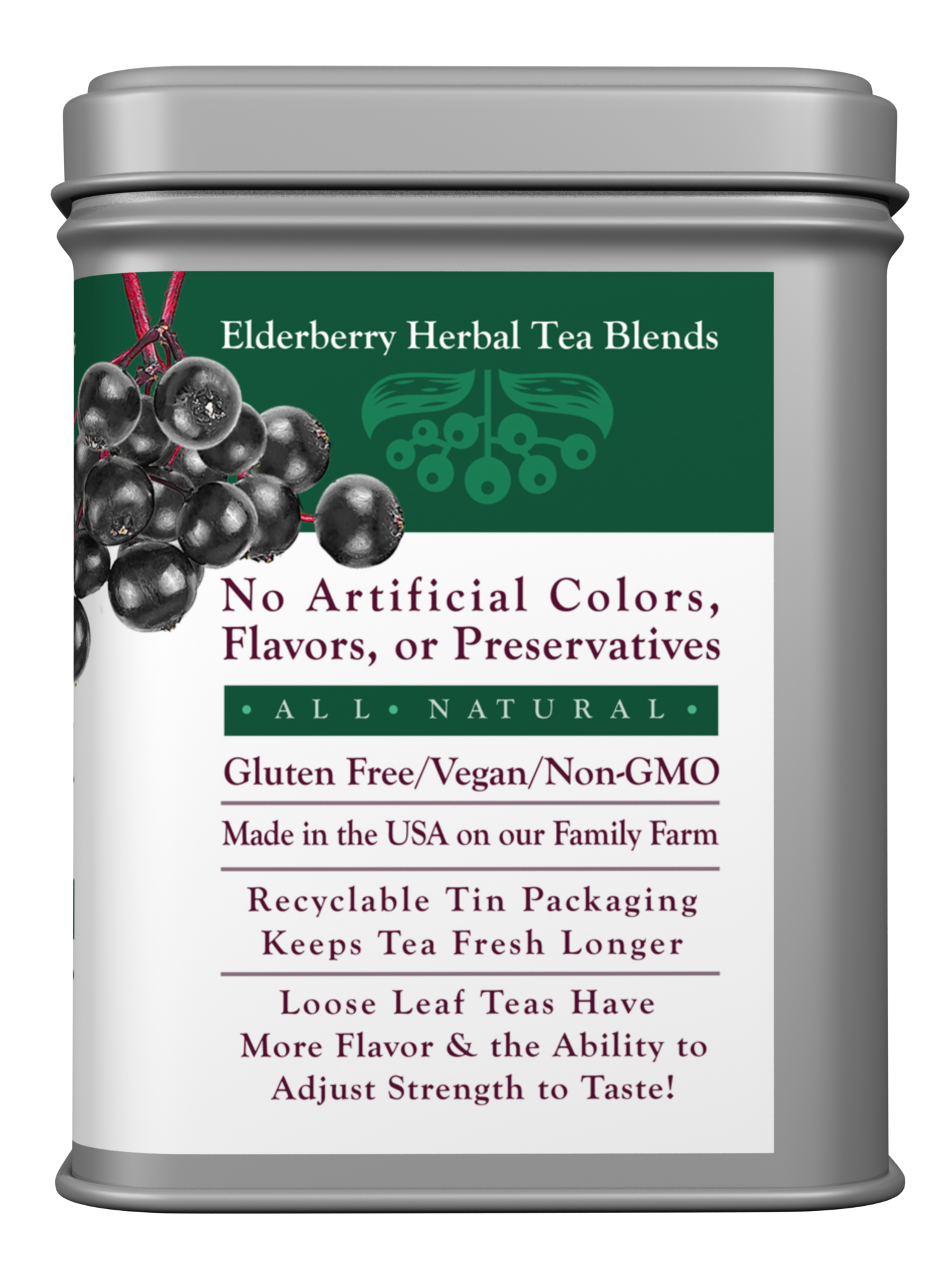 Elderberry Turmeric Golden Chai Tea Tin - Image 3