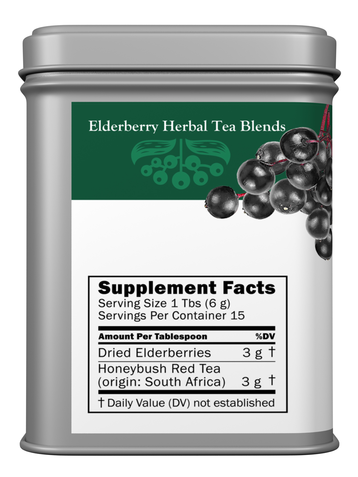 Elderberry Rooibos Tea Tin - Image 2