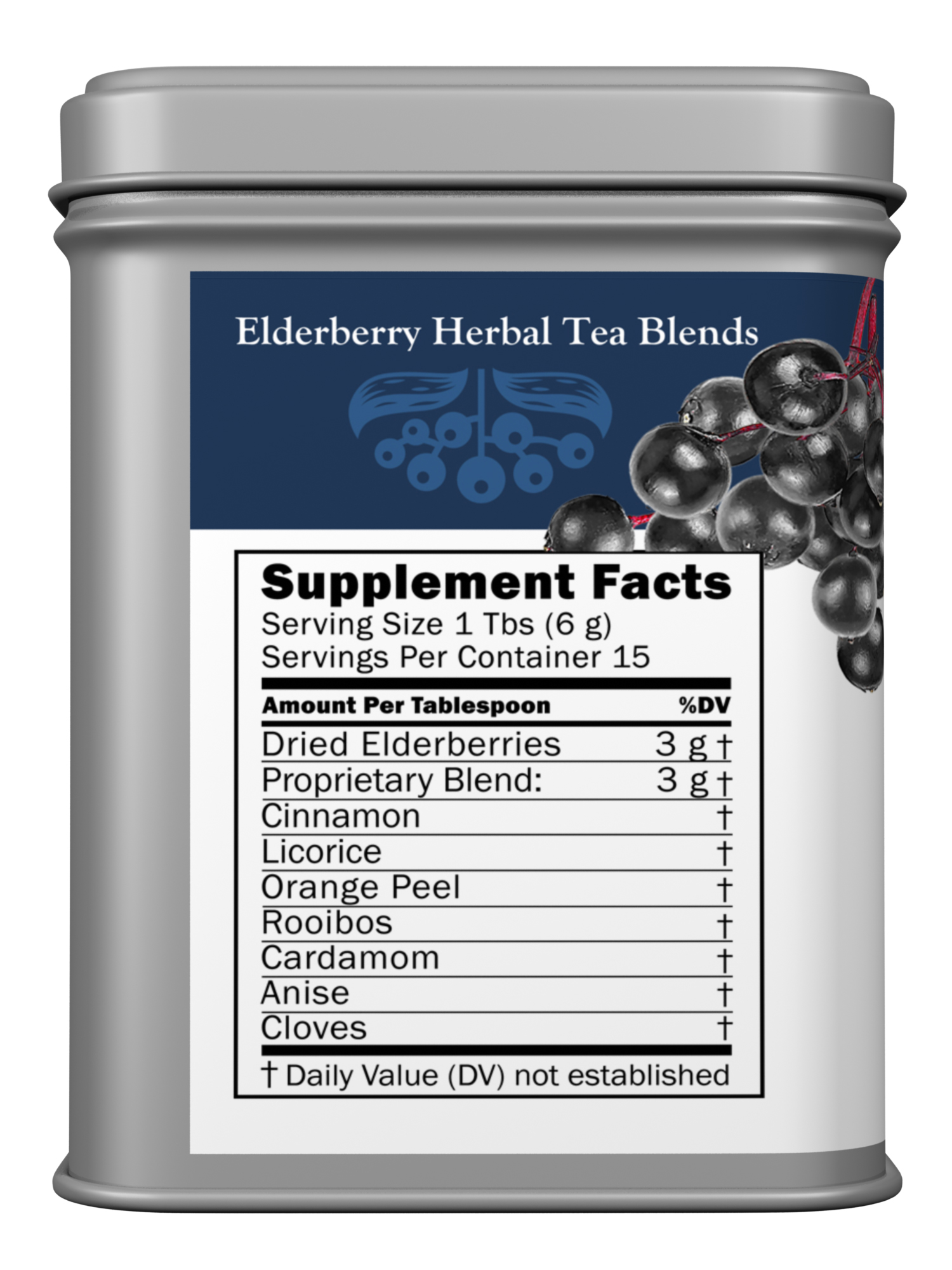 Elderberry Licorice Spice Tea Tin - Image 2