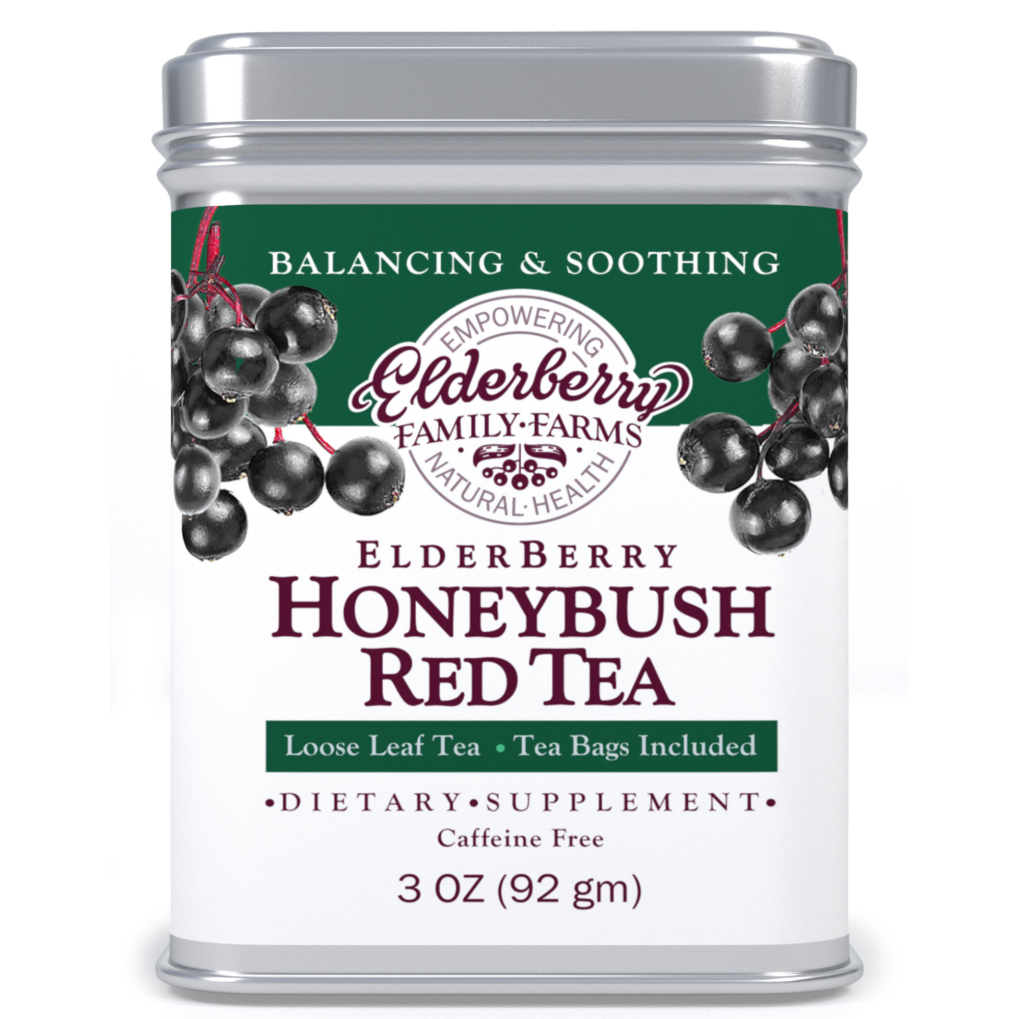 Elderberry Rooibos Tea Tin