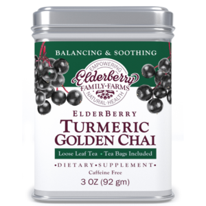 Elderberry Turmeric Golden Chai Tea Tin