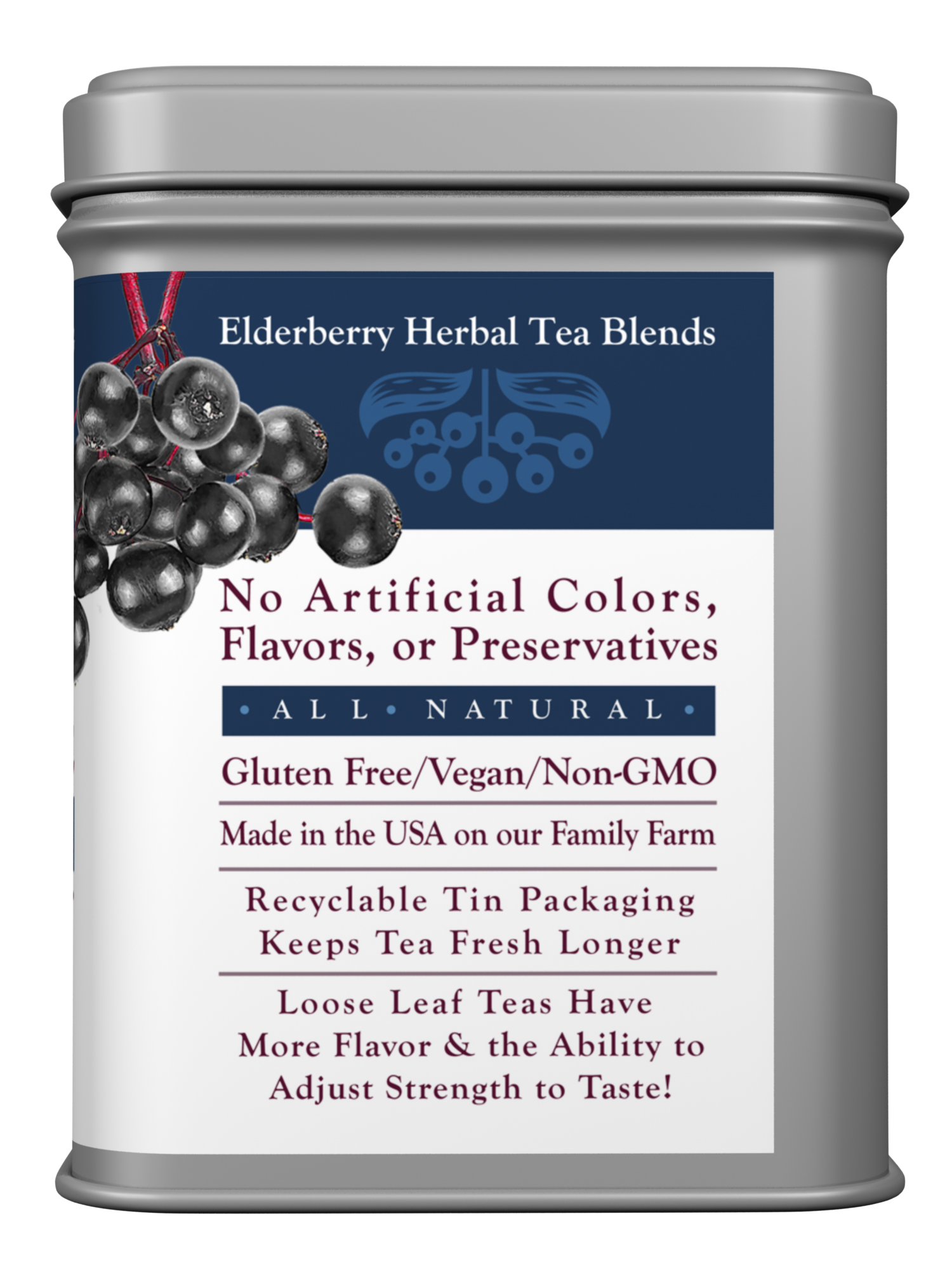 Elderberry Appetite Control Tea Tin - Image 3