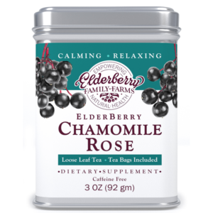 Elderberry Chamomile Rose Tea Tin