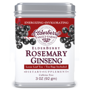 Elderberry Rosemary Ginseng Tea Tin