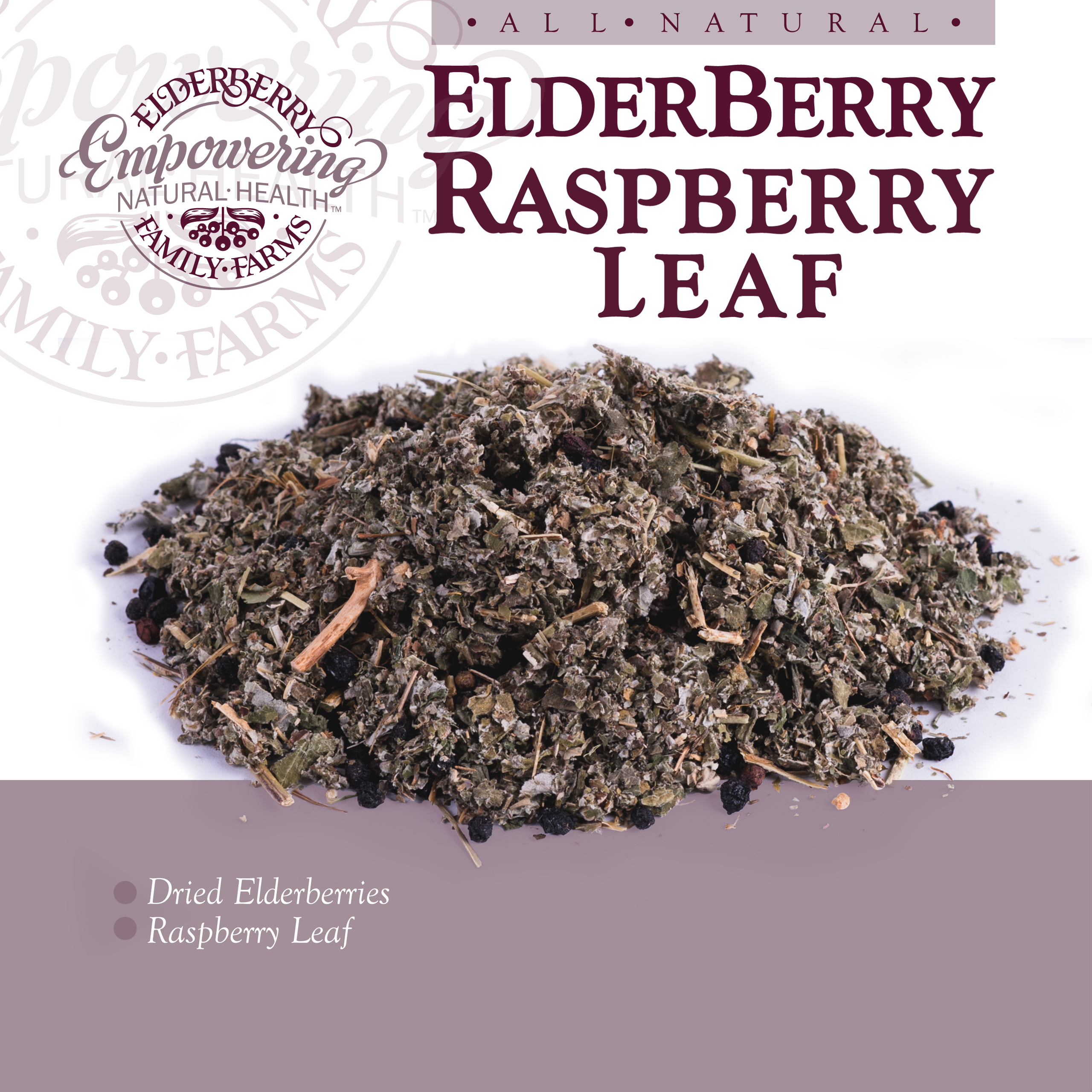 Elderberry Raspberry Leaf Tea Tin - Image 5