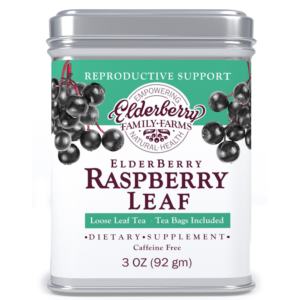 Elderberry Raspberry Leaf Tea Tin