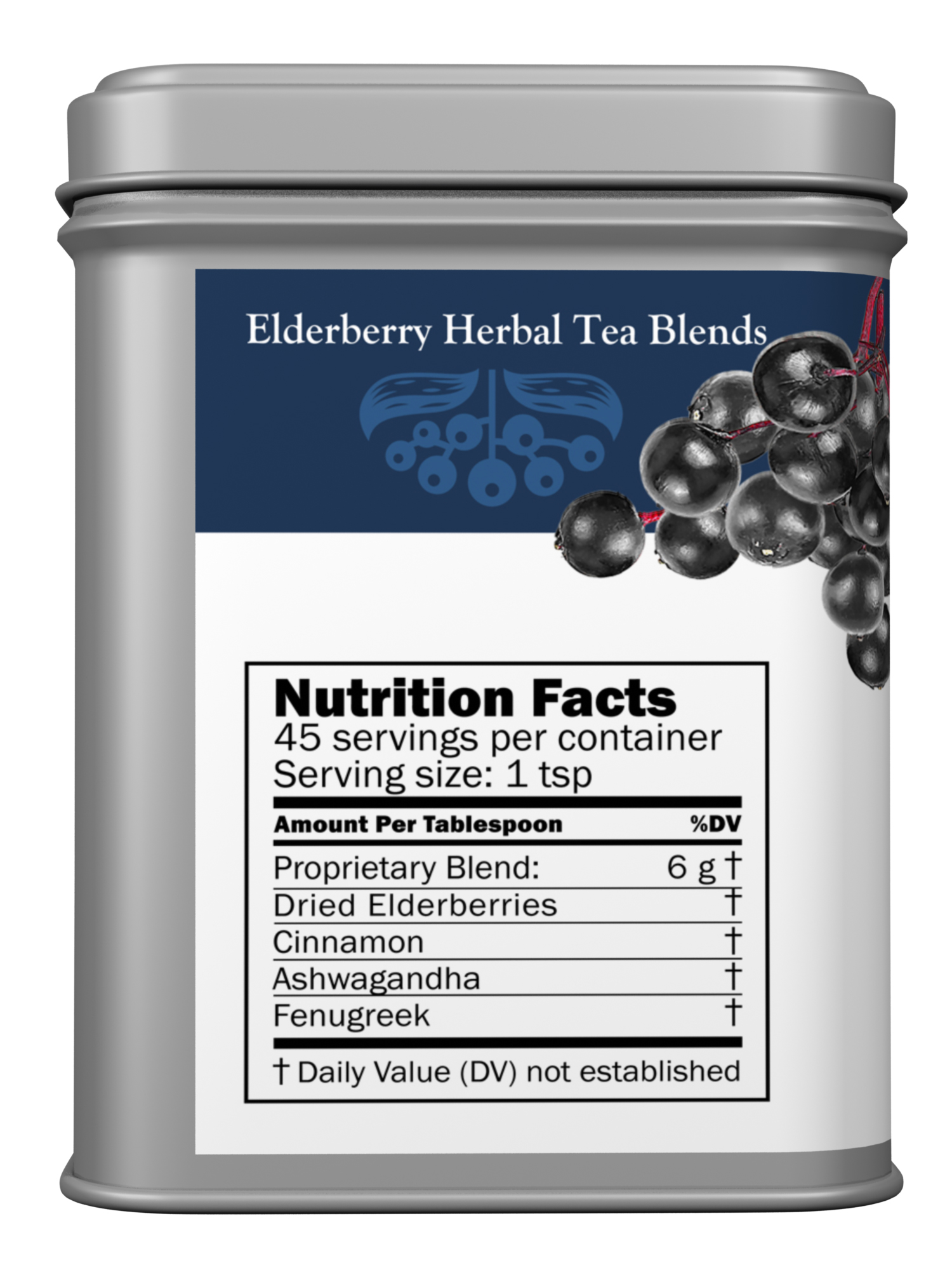 Elderberry Appetite Control Tea Tin - Image 2