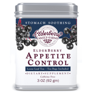 Elderberry Appetite Control Tea Tin