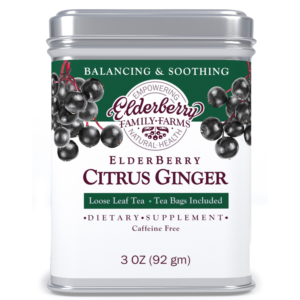 Elderberry Citrus Ginger Tea Tin