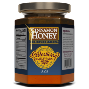 Cinnamon Infused Raw Honey