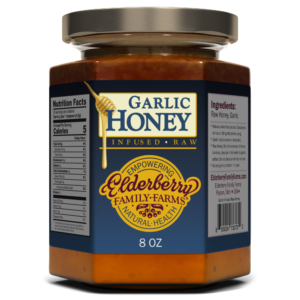 Garlic Infused Raw Honey