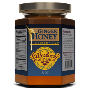 Ginger Infused Raw Honey