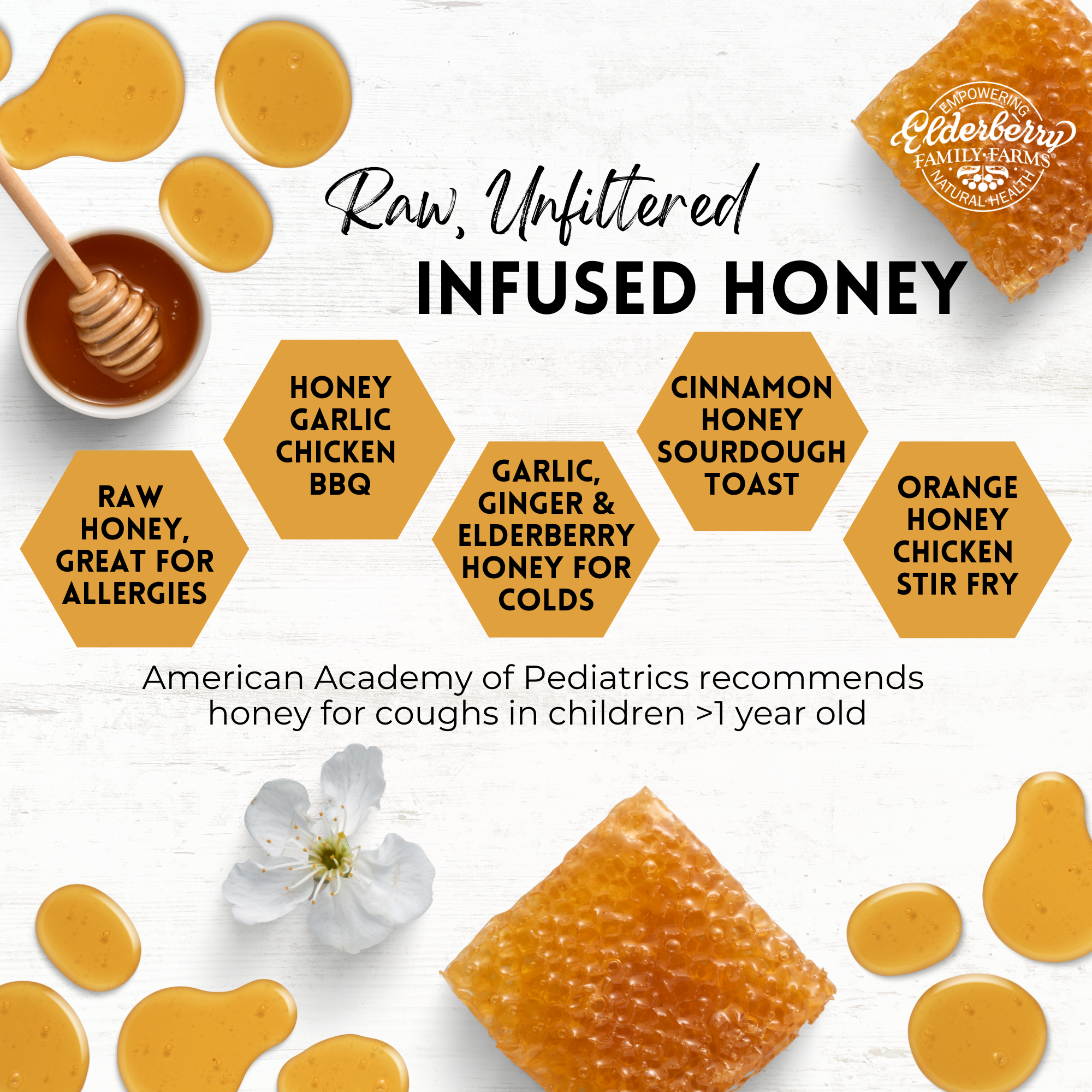 Orange Infused Raw Honey - Image 4