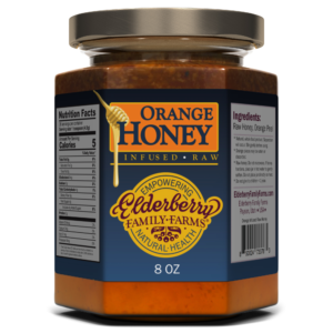 Orange Infused Raw Honey