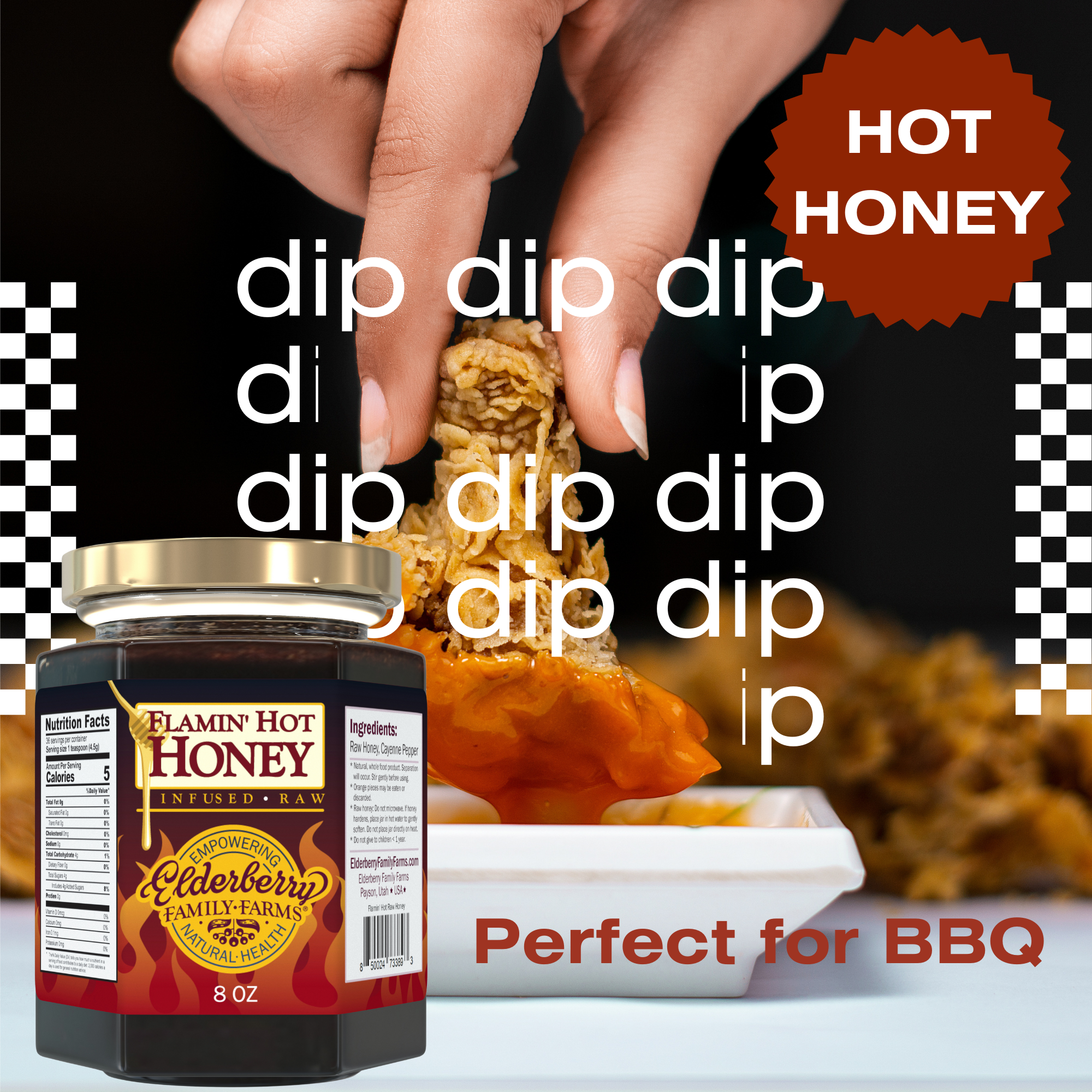 Flamin' Hot Raw Honey - Image 2