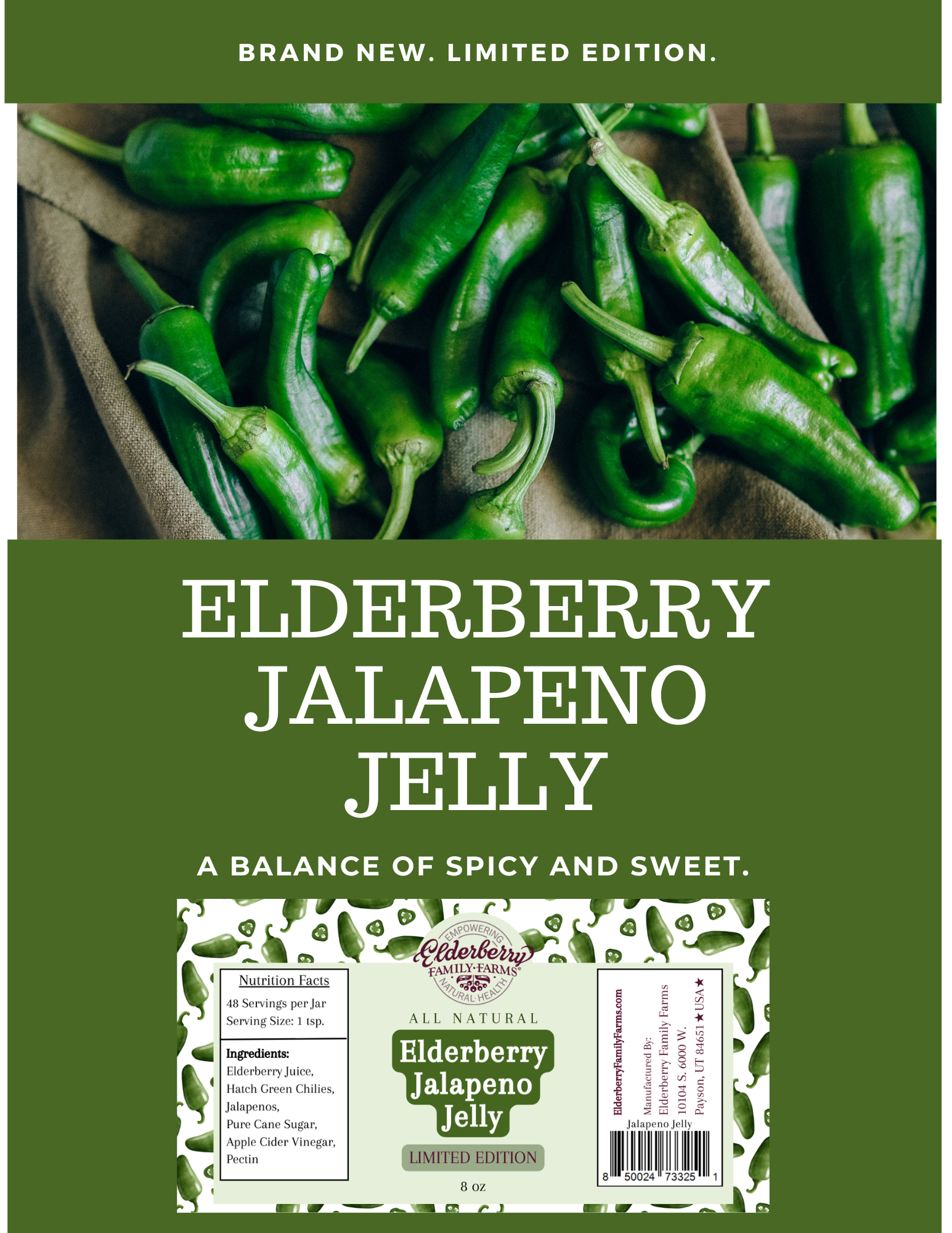Elderberry Jalapeno Jelly - Image 3