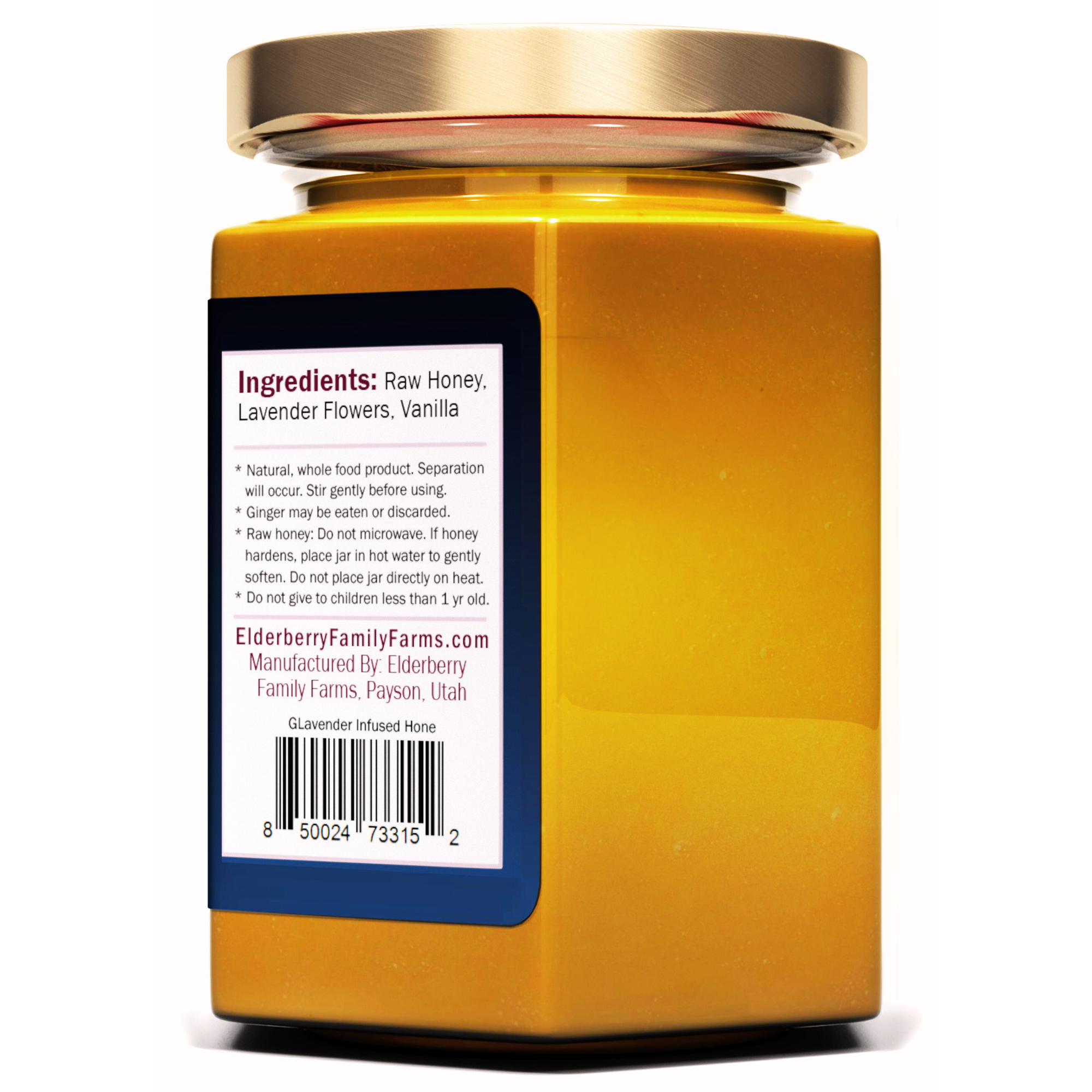 Lavender Infused Raw Honey - Image 3