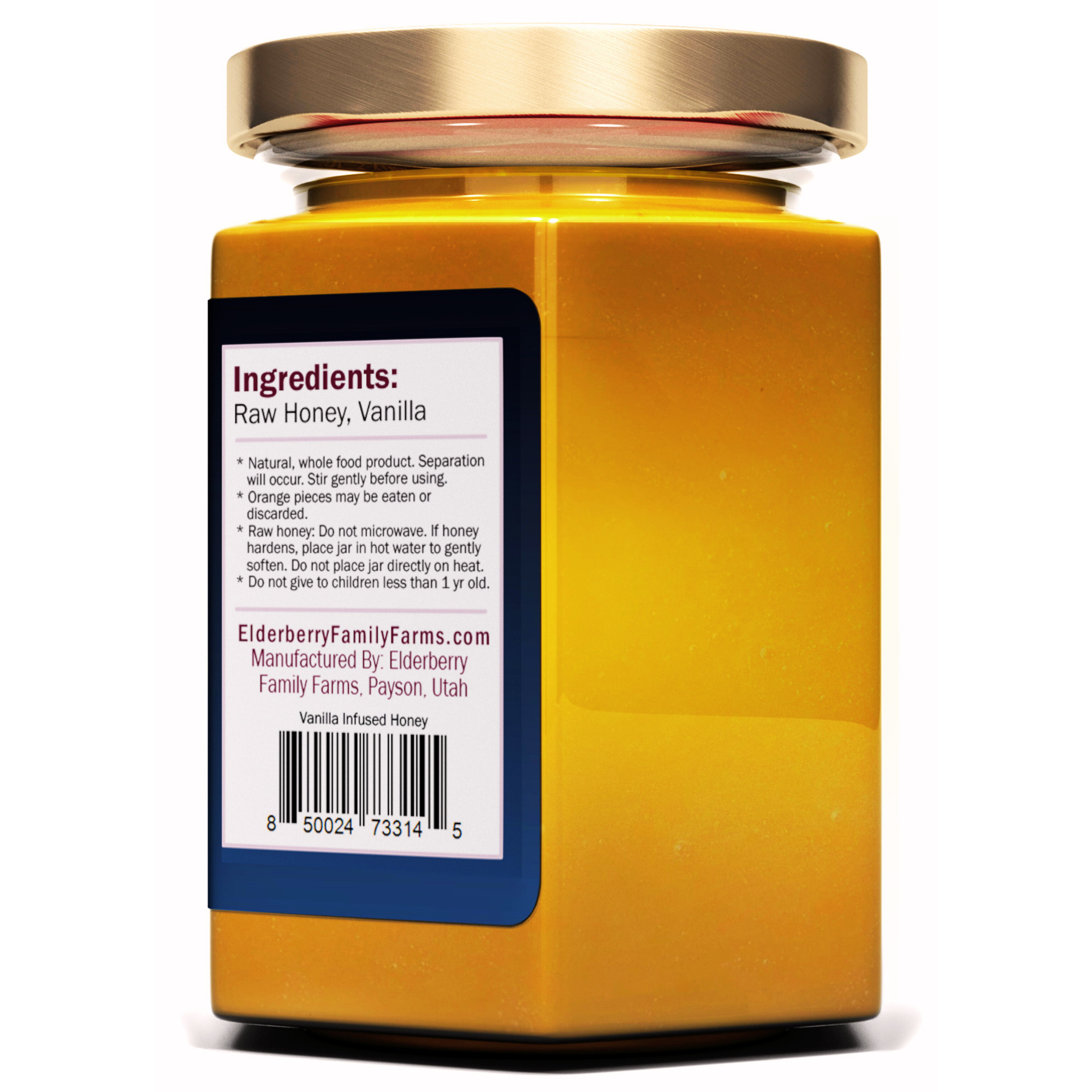 Vanilla Infused Raw Honey - Image 2