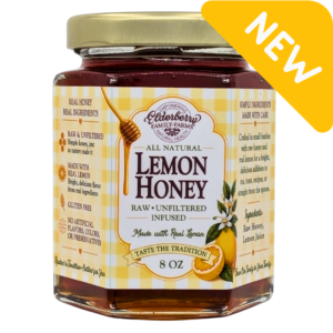 Lemon Infused Raw Honey